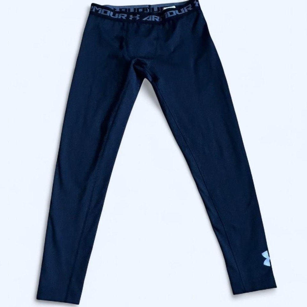 Under Armour compression black‎ leggings  cool tech boys Large